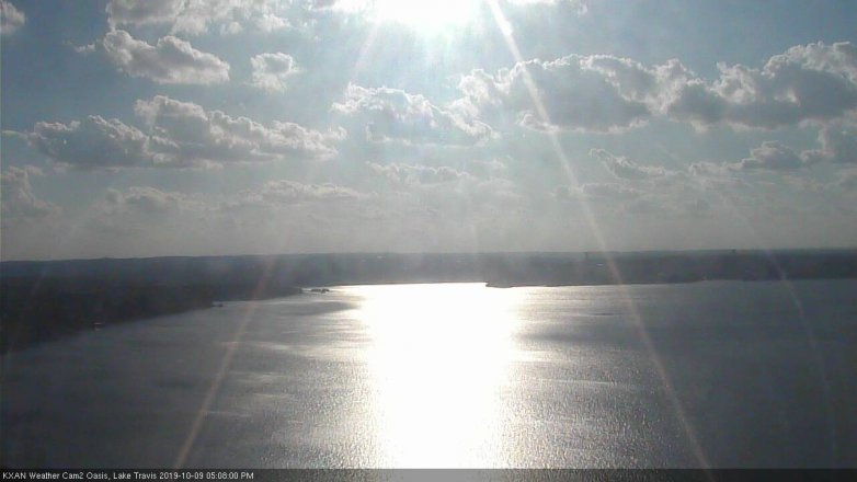 Lake Travis webcam, October 9, 2019 4:10 PM CT