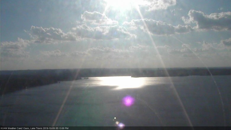 Lake Travis webcam, October 9, 2019 4:15 PM CT