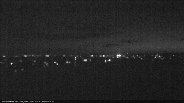 Lake Travis webcam, October 9, 2019 7:05 PM CT