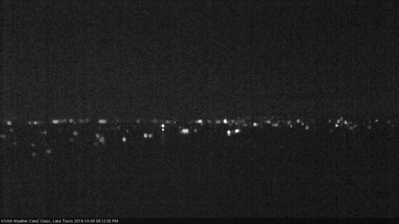 Lake Travis webcam, October 9, 2019 7:15 PM CT