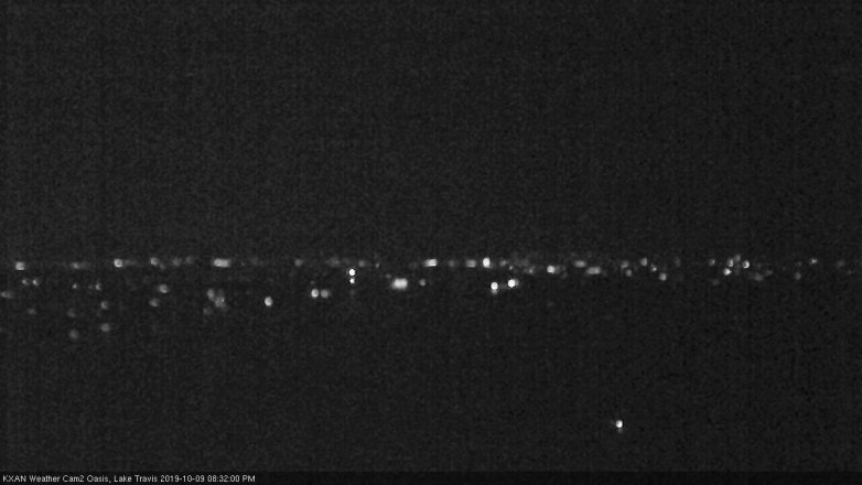 Lake Travis webcam, October 9, 2019 7:35 PM CT