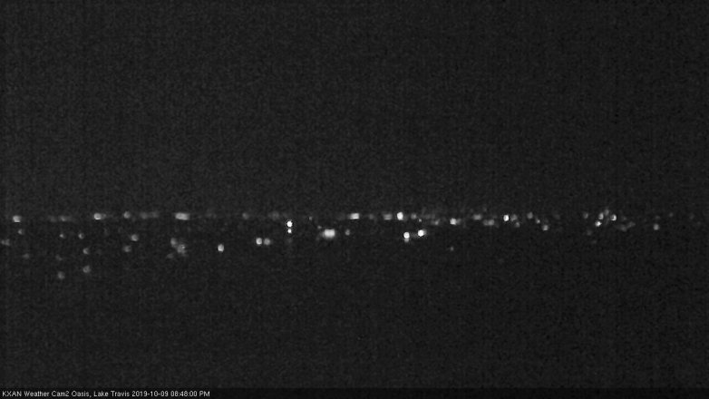 Lake Travis webcam, October 9, 2019 7:50 PM CT