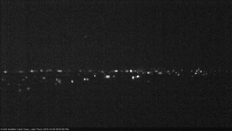 Lake Travis webcam, October 9, 2019 8:55 PM CT