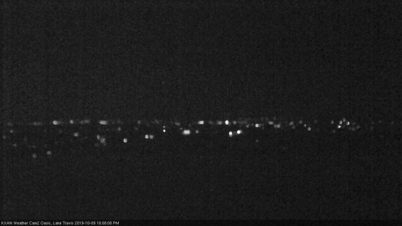 Lake Travis webcam, October 9, 2019 9:10 PM CT