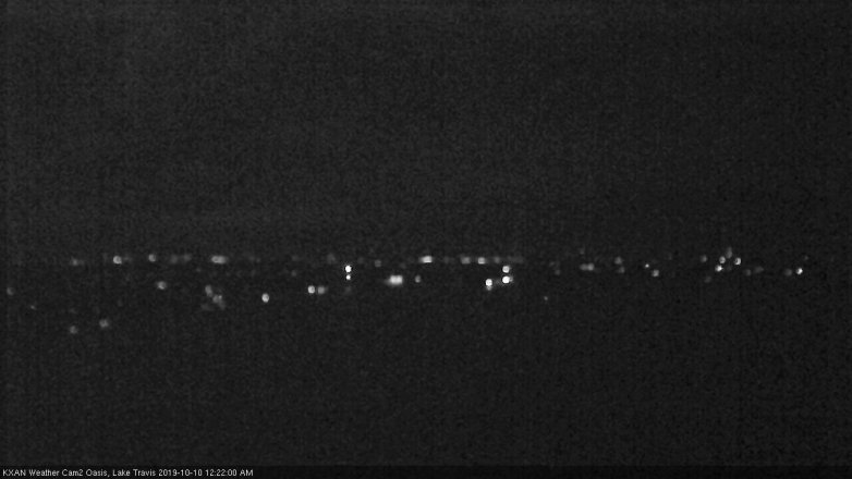 Lake Travis webcam, October 9, 2019 11:25 PM CT