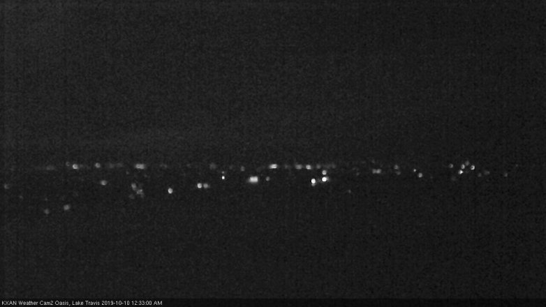 Lake Travis webcam, October 9, 2019 11:35 PM CT