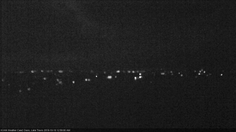 Lake Travis webcam, October 9, 2019 12:00 AM CT