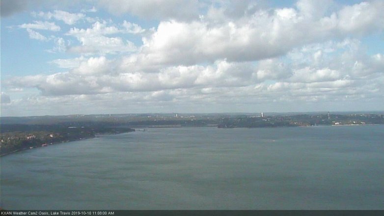 Lake Travis webcam, October 10, 2019 10:10 AM CT
