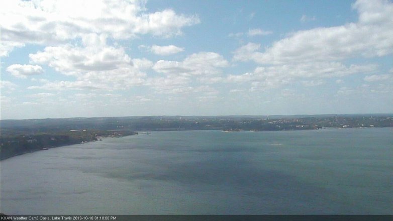 Lake Travis webcam, October 10, 2019 12:20 PM CT