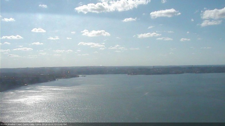 Lake Travis webcam, October 10, 2019 2:35 PM CT