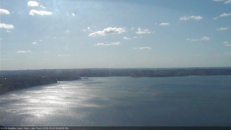 Lake Travis webcam, October 10, 2019 2:50 PM CT