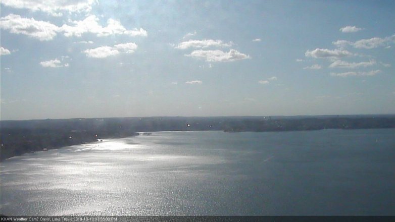 Lake Travis webcam, October 10, 2019 3:00 PM CT