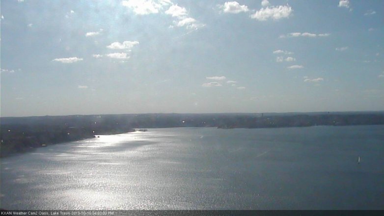Lake Travis webcam, October 10, 2019 3:05 PM CT