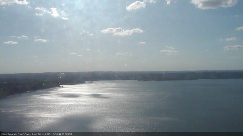 Lake Travis webcam, October 10, 2019 3:10 PM CT