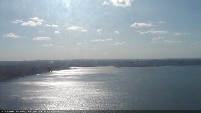 Lake Travis webcam, October 10, 2019 3:15 PM CT