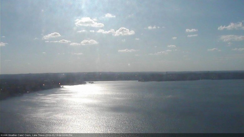 Lake Travis webcam, October 10, 2019 3:20 PM CT