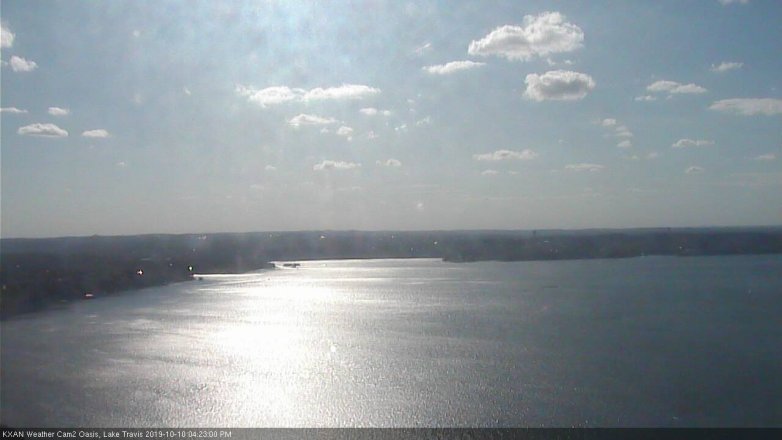 Lake Travis webcam, October 10, 2019 3:25 PM CT