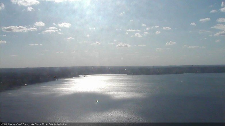 Lake Travis webcam, October 10, 2019 3:30 PM CT