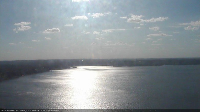 Lake Travis webcam, October 10, 2019 3:40 PM CT