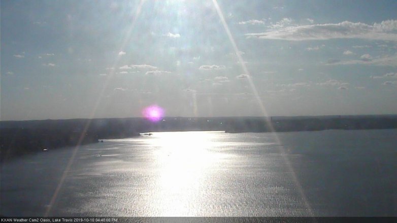Lake Travis webcam, October 10, 2019 3:50 PM CT