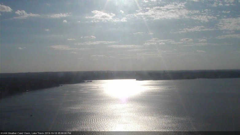 Lake Travis webcam, October 10, 2019 4:10 PM CT