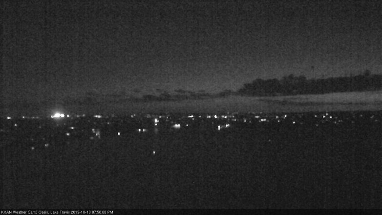 Lake Travis webcam, October 10, 2019 7:00 PM CT
