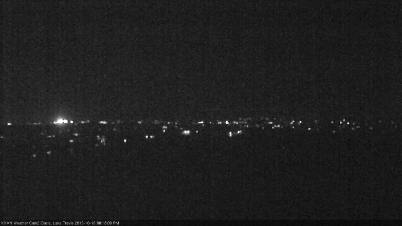 Lake Travis webcam, October 10, 2019 7:15 PM CT