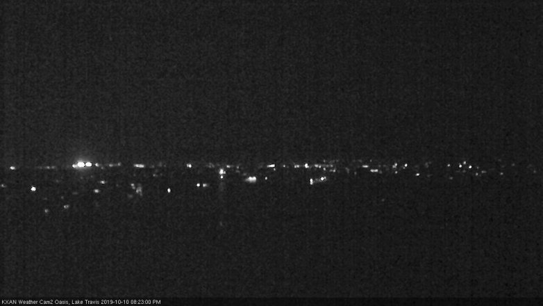 Lake Travis webcam, October 10, 2019 7:25 PM CT