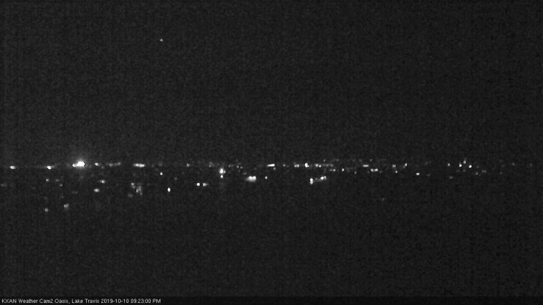 Lake Travis webcam, October 10, 2019 8:25 PM CT