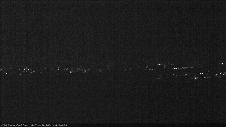Lake Travis webcam, October 10, 2019 8:35 PM CT
