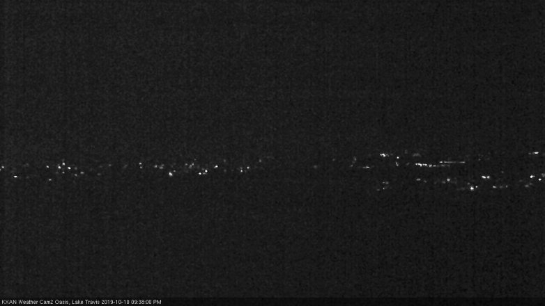 Lake Travis webcam, October 10, 2019 8:40 PM CT