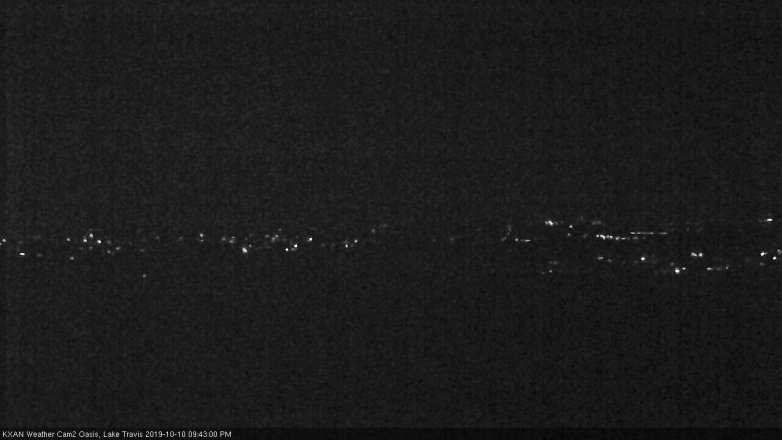 Lake Travis webcam, October 10, 2019 8:45 PM CT