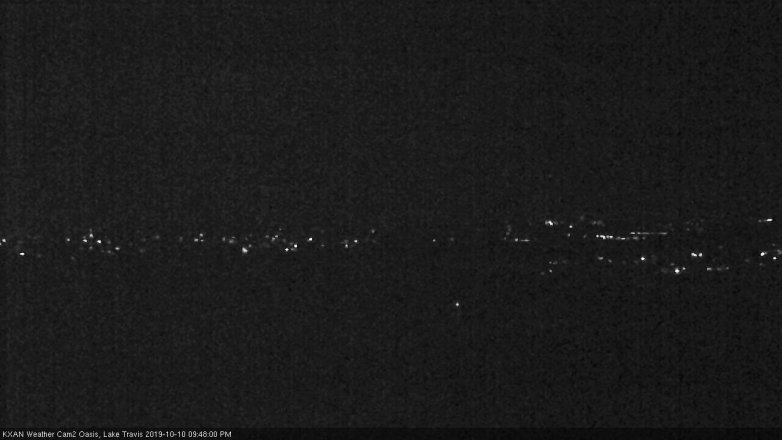 Lake Travis webcam, October 10, 2019 8:50 PM CT