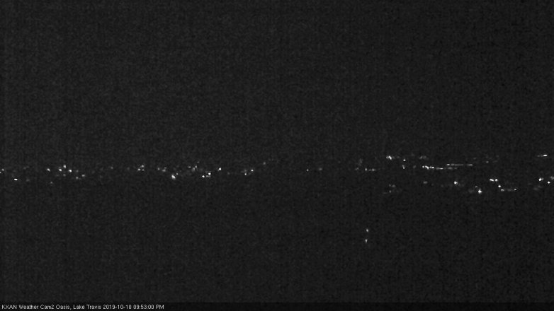 Lake Travis webcam, October 10, 2019 8:55 PM CT