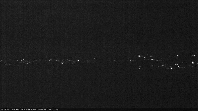 Lake Travis webcam, October 10, 2019 9:05 PM CT