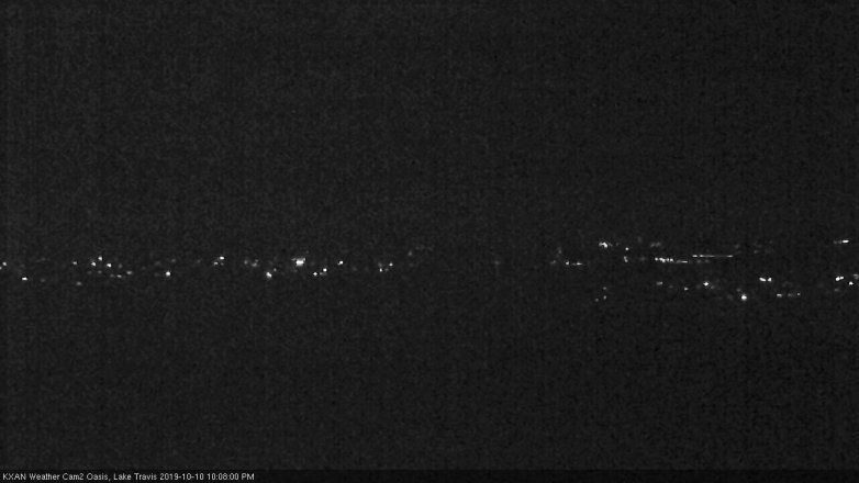 Lake Travis webcam, October 10, 2019 9:10 PM CT