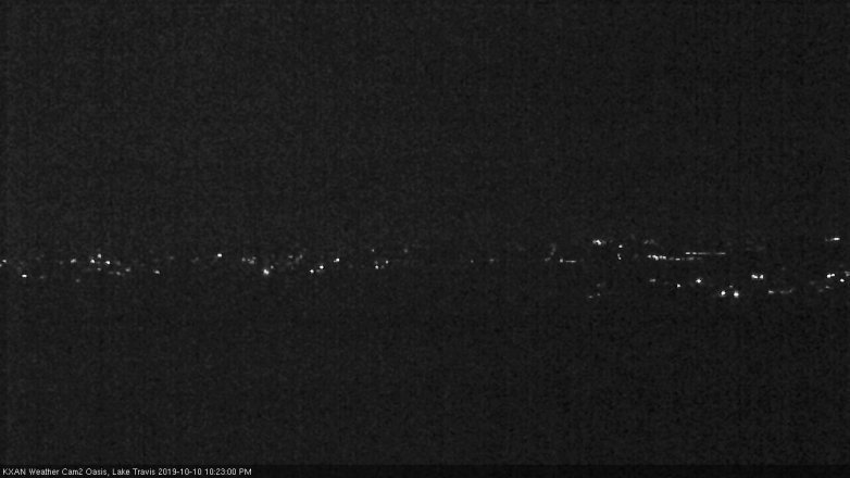 Lake Travis webcam, October 10, 2019 9:25 PM CT