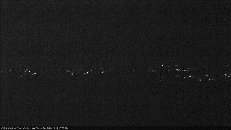 Lake Travis webcam, October 10, 2019 10:20 PM CT