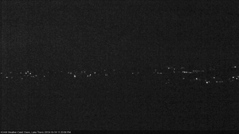 Lake Travis webcam, October 10, 2019 10:35 PM CT