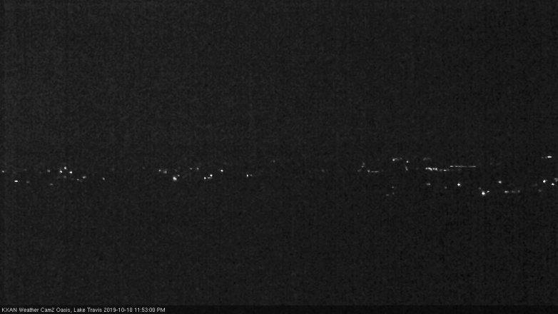 Lake Travis webcam, October 10, 2019 10:55 PM CT