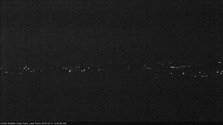 Lake Travis webcam, October 10, 2019 11:05 PM CT