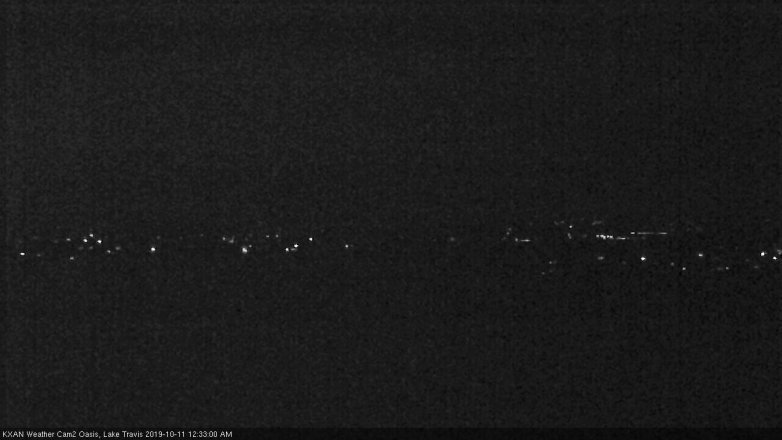 Lake Travis webcam, October 10, 2019 11:35 PM CT