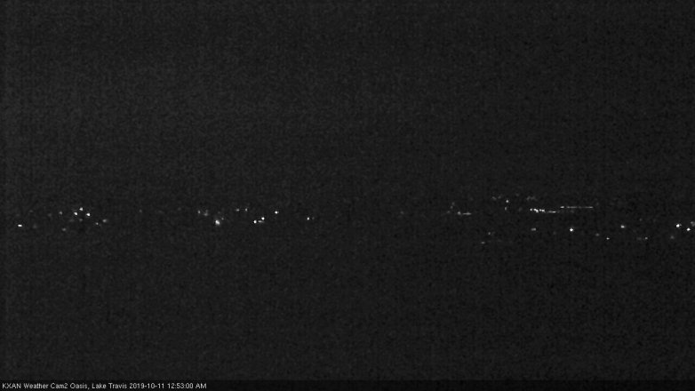 Lake Travis webcam, October 10, 2019 11:55 PM CT