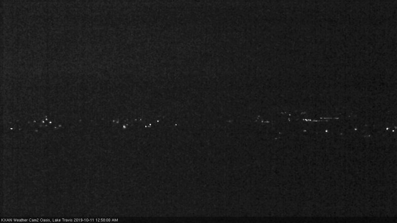 Lake Travis webcam, October 10, 2019 12:00 AM CT
