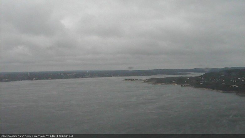 Lake Travis webcam, October 11, 2019 9:05 AM CT