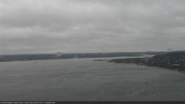 Lake Travis webcam, October 11, 2019 9:10 AM CT
