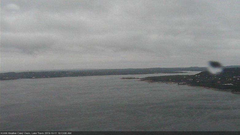 Lake Travis webcam, October 11, 2019 9:15 AM CT