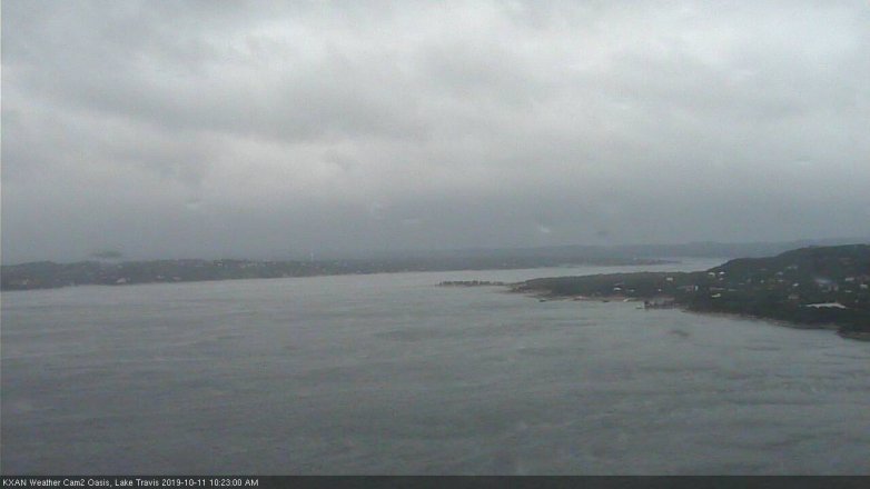 Lake Travis webcam, October 11, 2019 9:25 AM CT