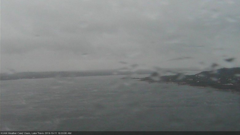 Lake Travis webcam, October 11, 2019 9:35 AM CT