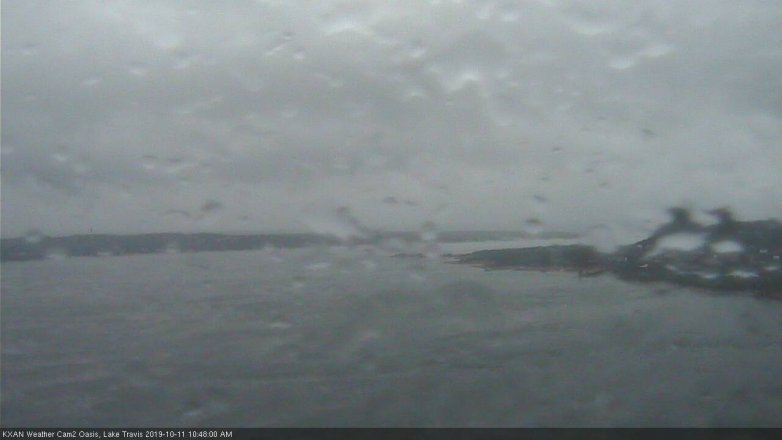 Lake Travis webcam, October 11, 2019 9:50 AM CT